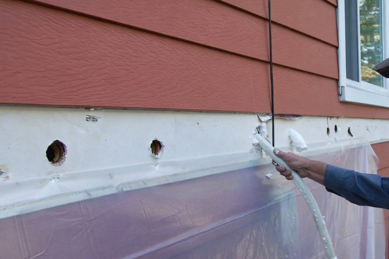 Retrofit insulation